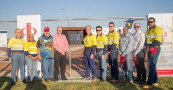 WA CONTRACTORS GET A LIFT FROM NEW AERODROME